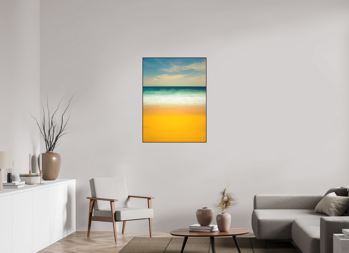 Photographie océan façon Rothko