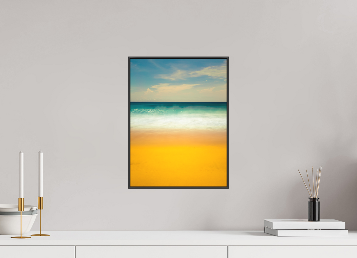 Photographie océan façon Rothko