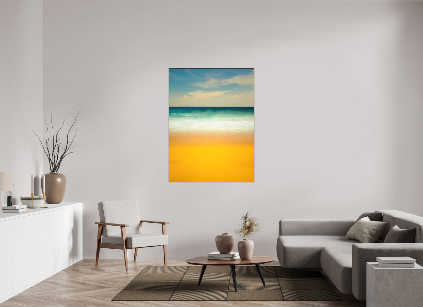 Photographie océan façon Rothko