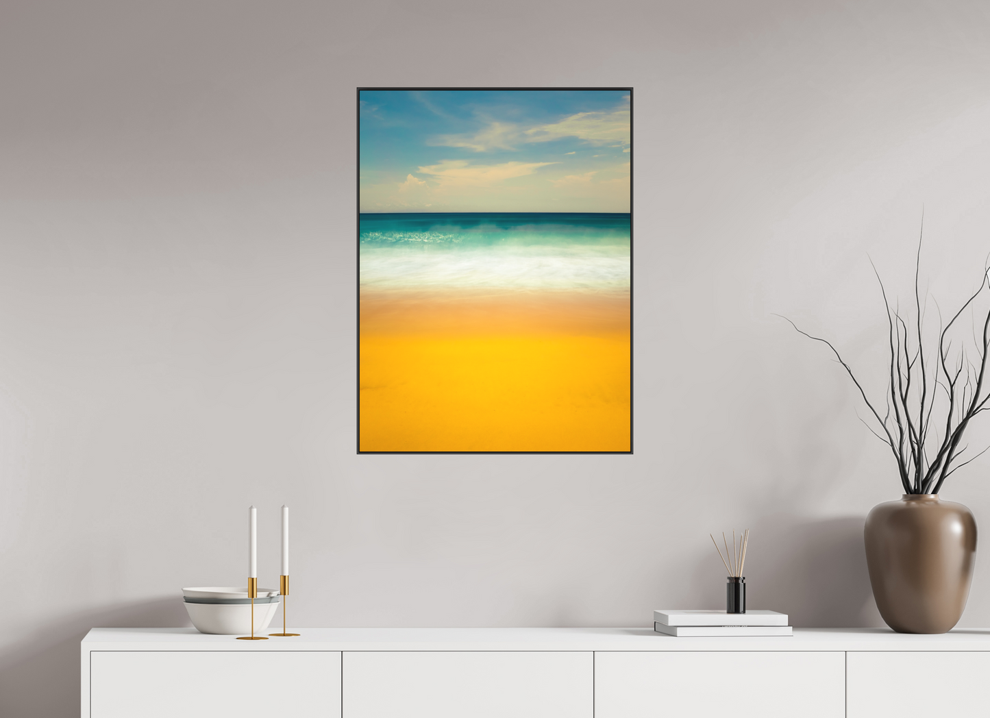 Photographie océan façon Rothko